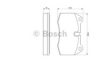 BOSCH 0 986 424 209 Brake Pad Set, disc brake